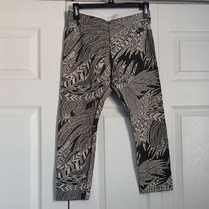 Nike Green and White Patterned Leggings